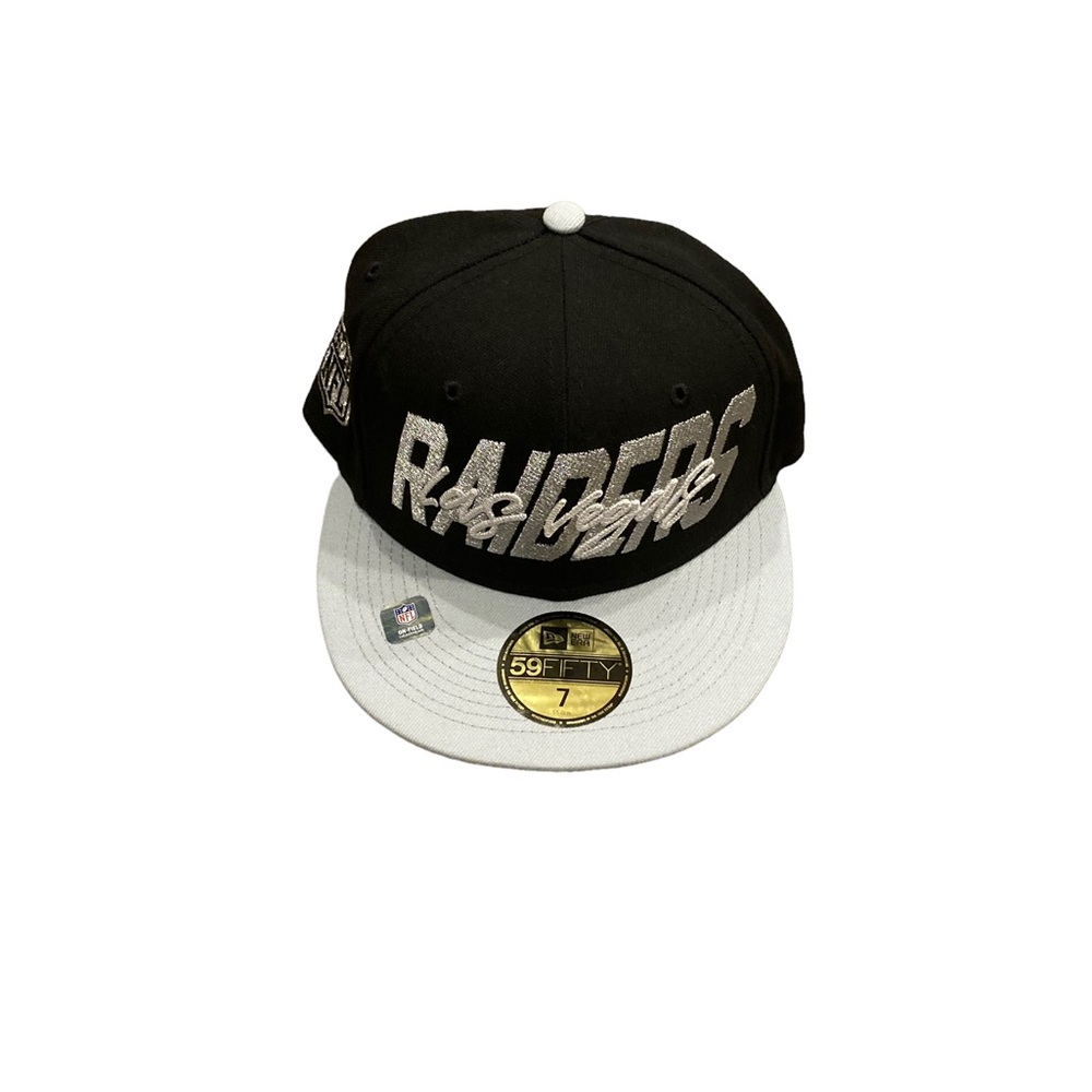 Las Vegas Raiders New Era Graphic Fitted Hat Cap Size 7